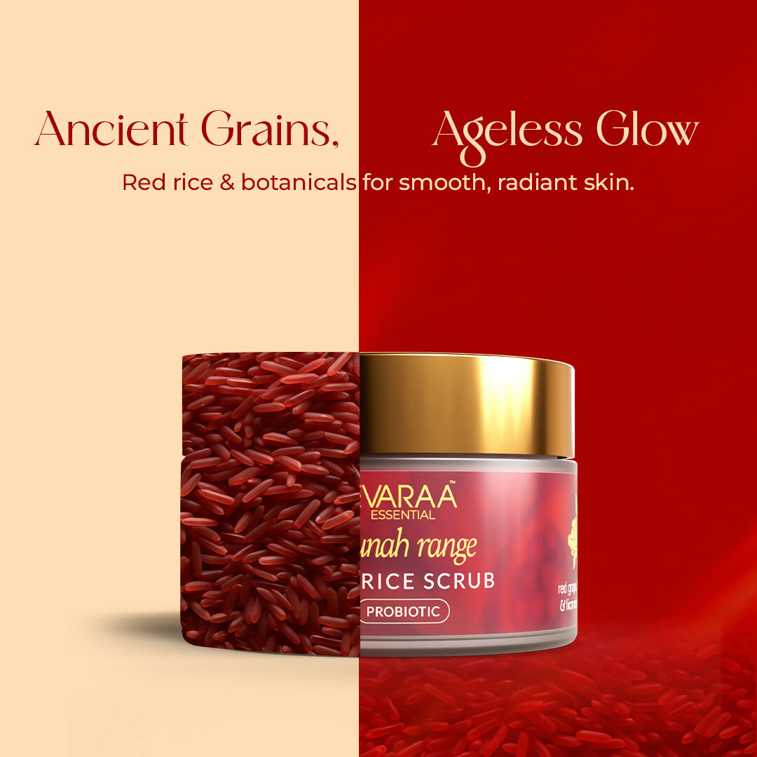 Evaraa Essential Red Rice Scrub