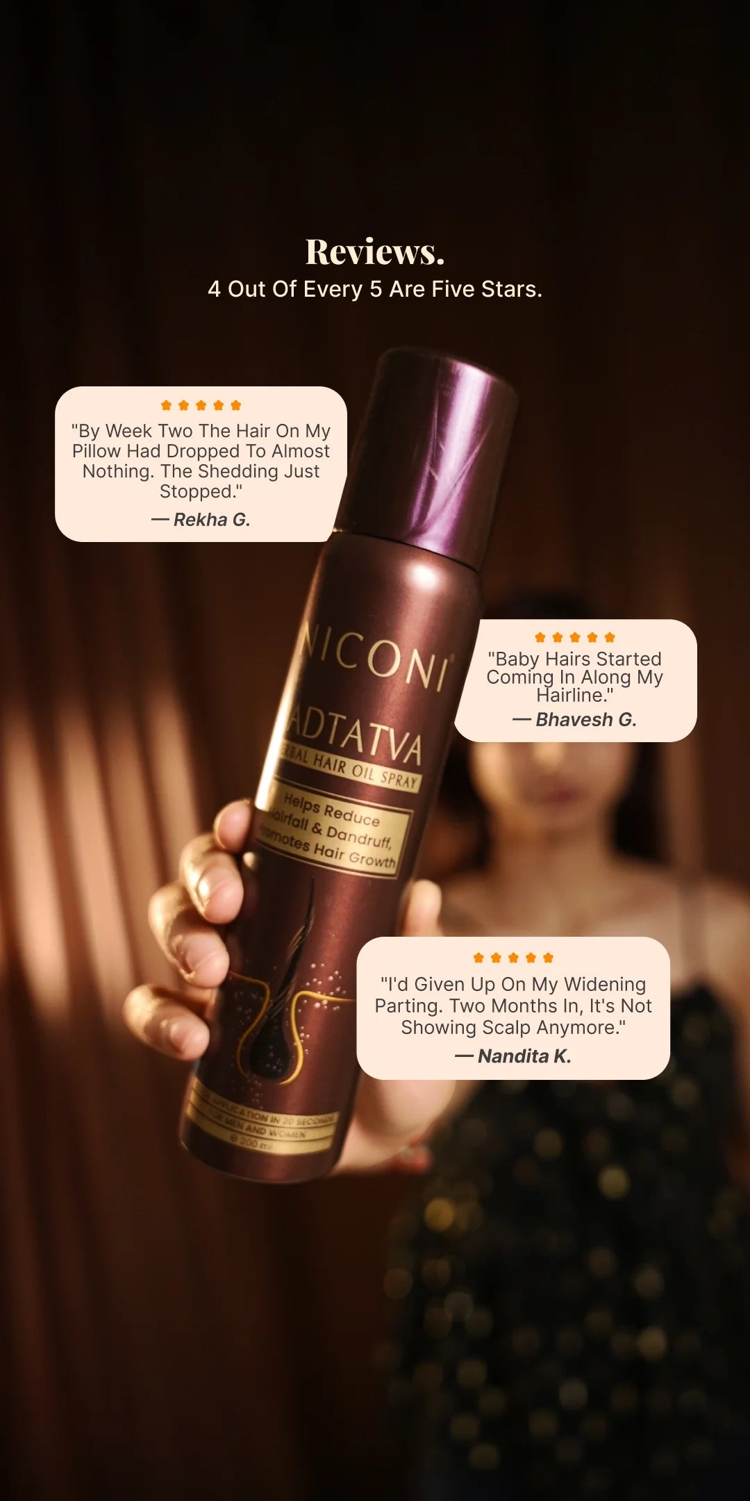 Niconi Root Boost Herbal Hair Oil Spray 200ml - view 7