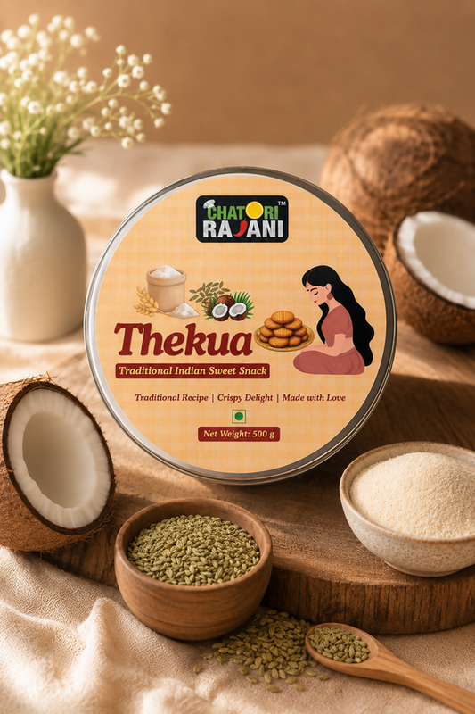 Chatori Rajani THEKUA – Traditional Indian Sweet Snack