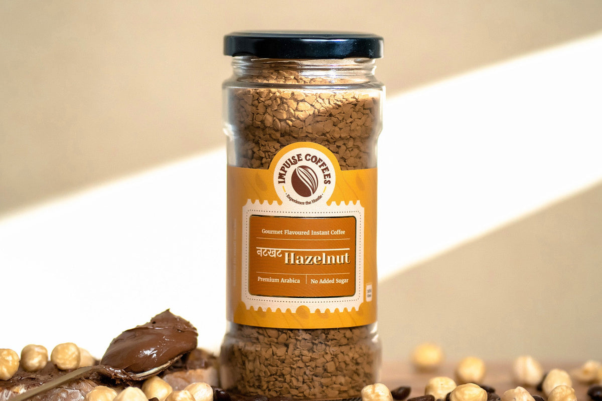 Impulse Coffees NutKhat Hazelnut Premium Instant Coffee 100 gms