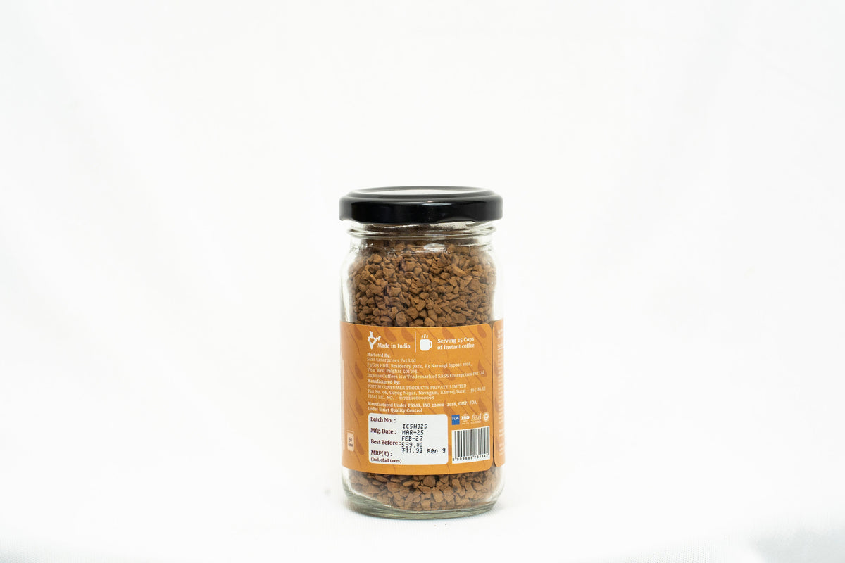 Impulse Coffees Nutkhat Hazelnut Flavored Instant Coffee Powder 50 gms