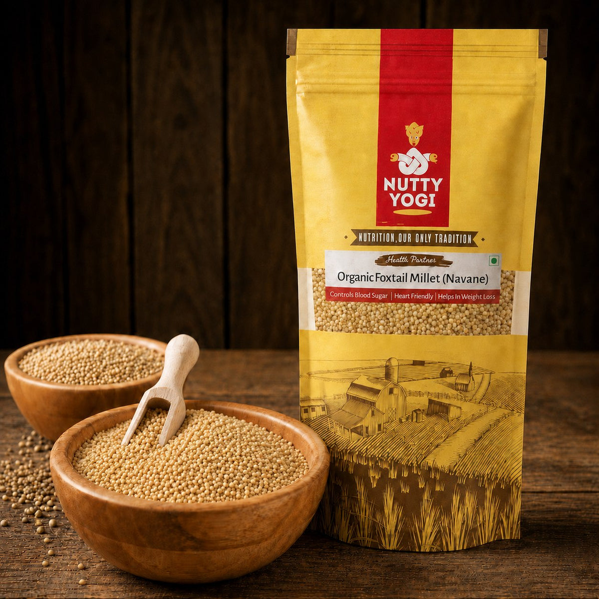 Nutty Yogi Organic Foxtail Millet / Navane