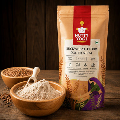 Nutty Yogi Buckwheat Flour/ Kuttu Atta