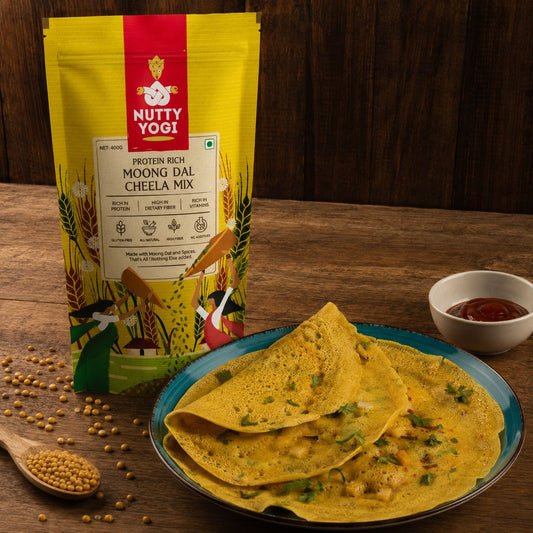 Nutty Yogi Moong Dal Cheela Mix 400g