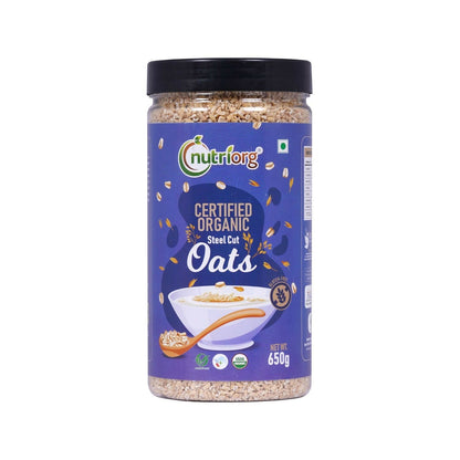 Nutriorg Certified Organic Steelcut Oats - PUSHMYCART