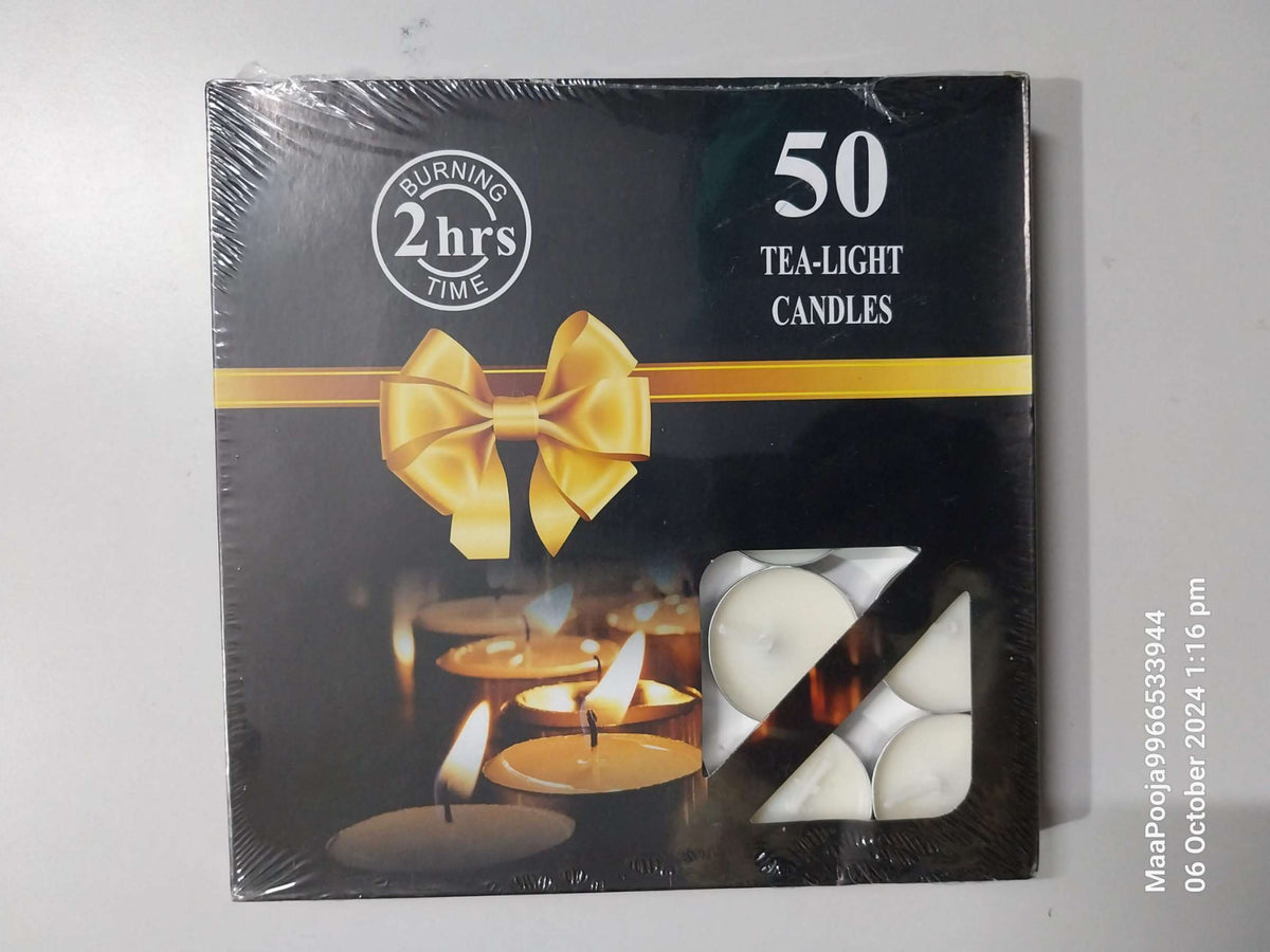 Tea Light Candles - PUSHMYCART