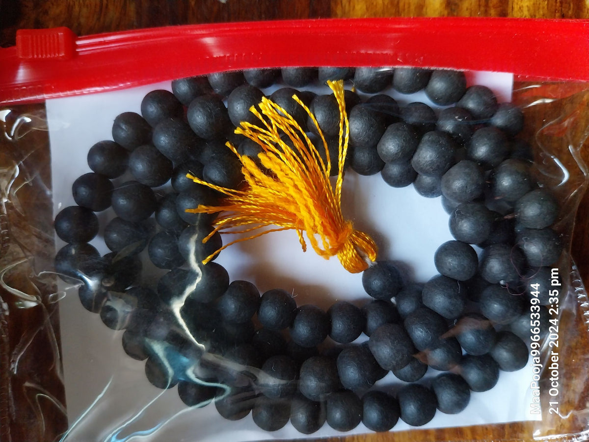 8mm Pure Original Karungali Mala - PUSHMYCART