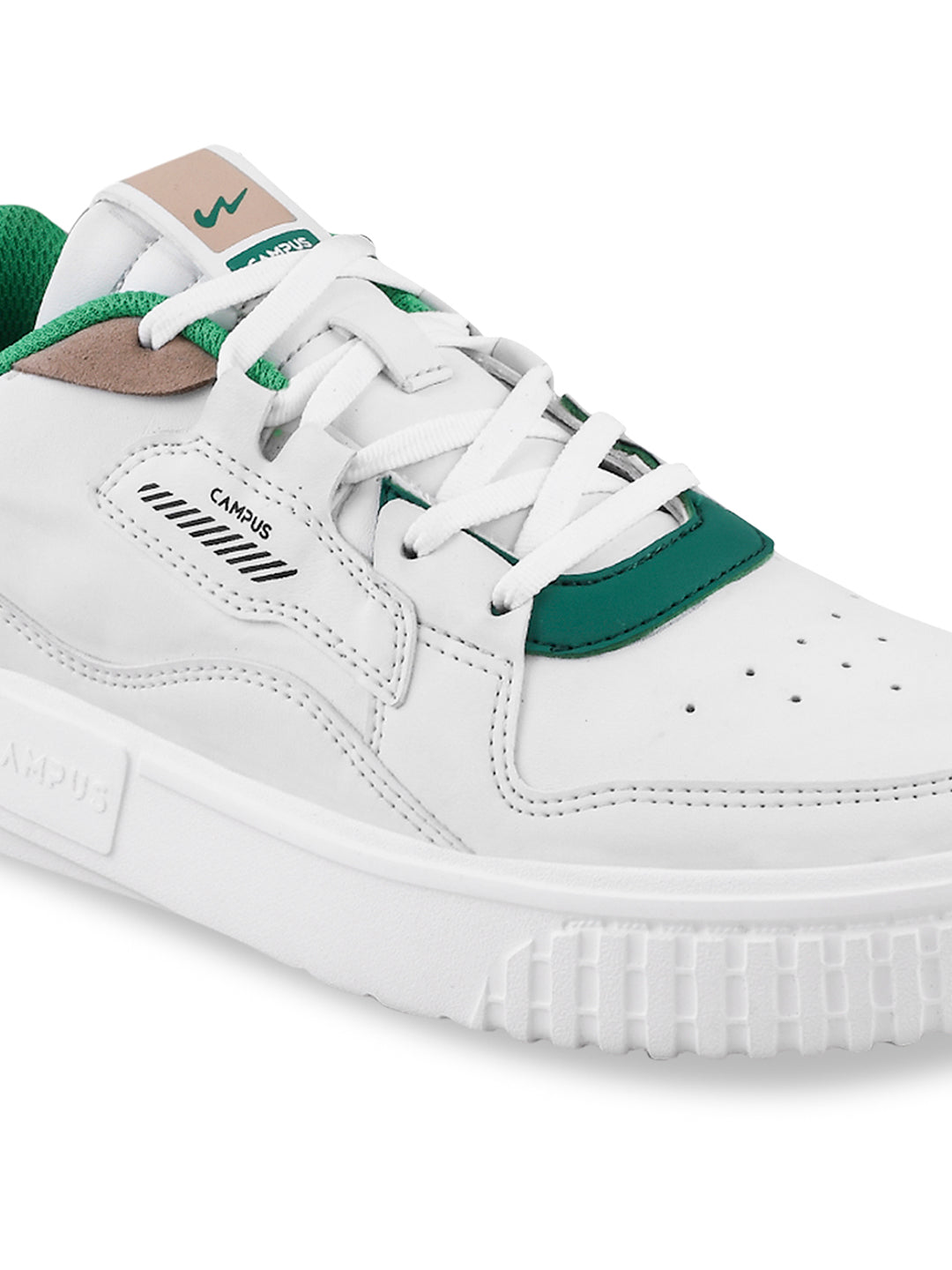 Campus OG 11 White Mens Sneakers wht grn