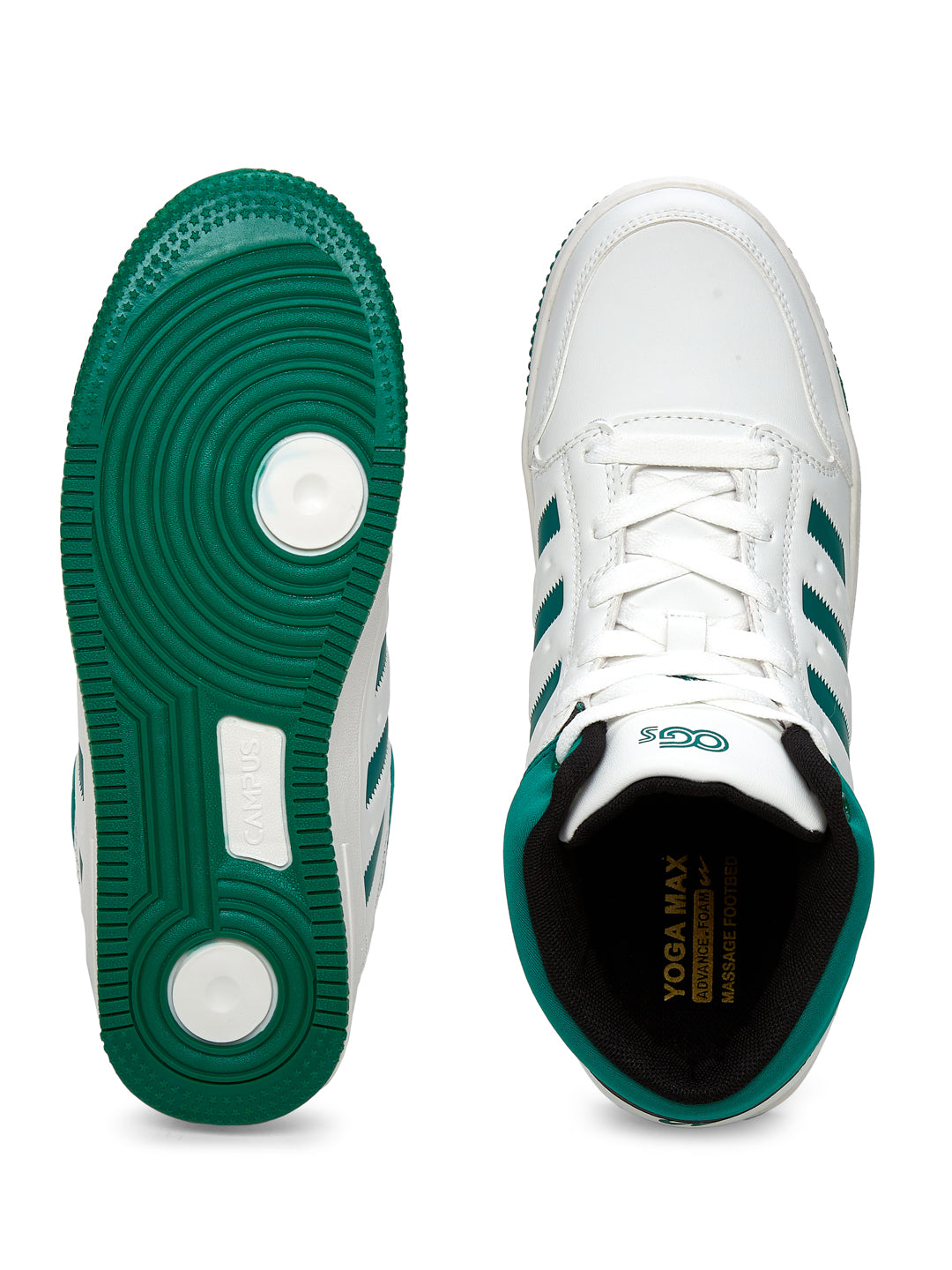 Campus OG 26 White Mens Sneakers wht grn