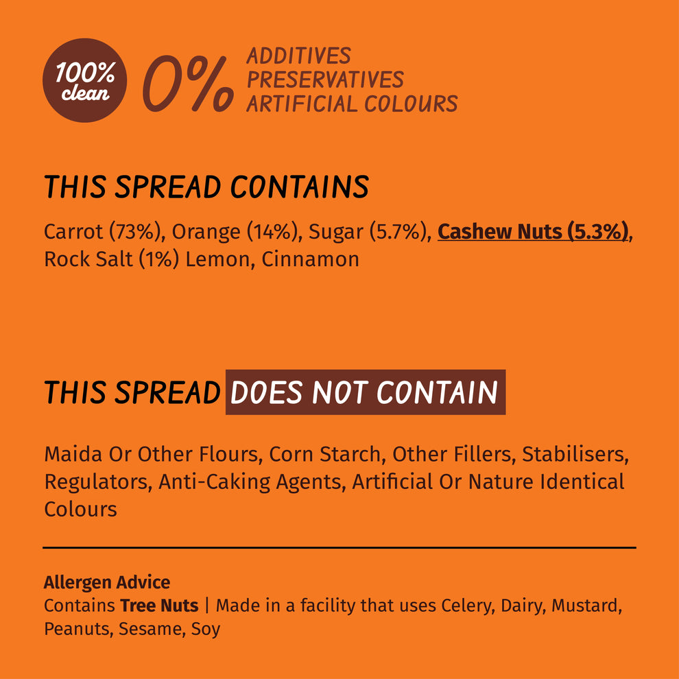 Simplify Foods Orange & Carrot Spread - PUSHMYCART