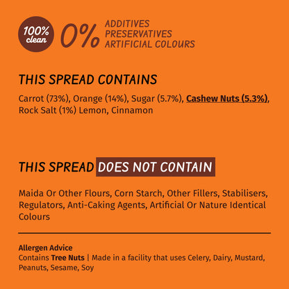 Simplify Foods Orange & Carrot Spread - PUSHMYCART