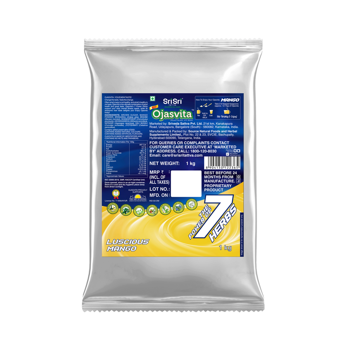 Sri sri tattva mango ojasvita