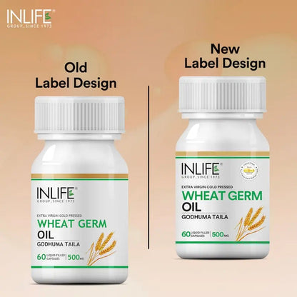 Inlife Wheat Germ Oil Supplement 500 Mg