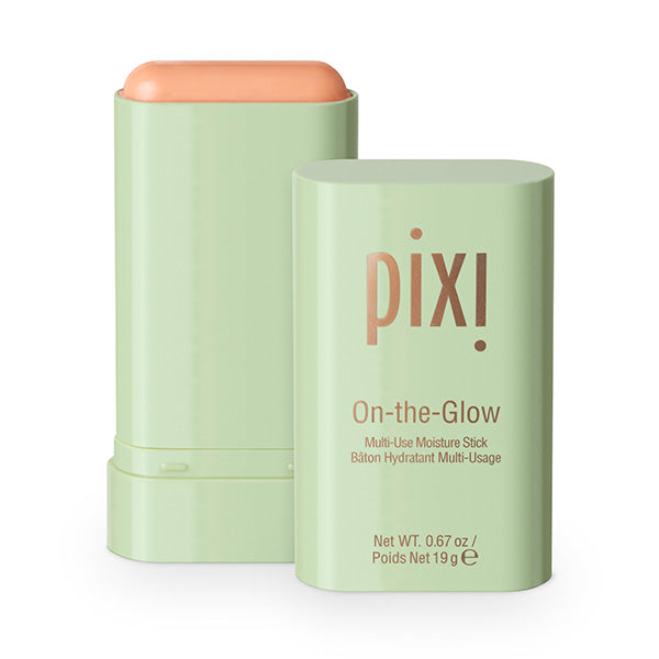Twist-up Pixi Beauty On the Glow balm for easy application.