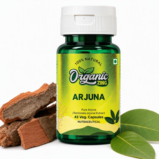 Organic Zing Arjuna Extract 45 Capsules