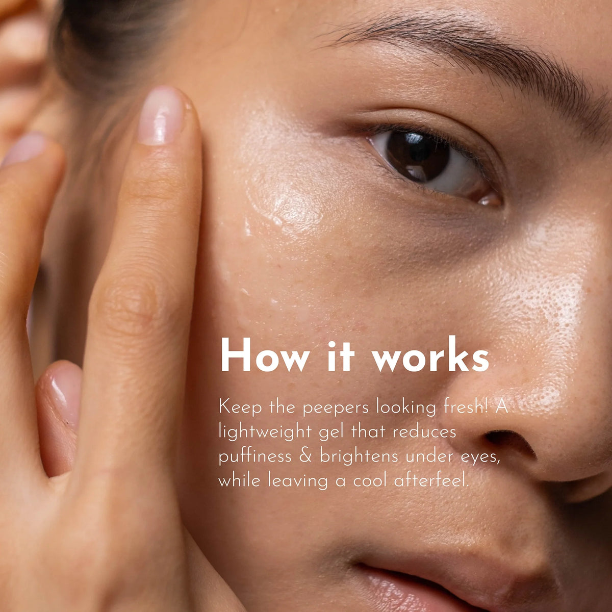 Orimii Skincare Aqua Surge Eye Refresh Gel, a refreshing gel visibly reducing puffiness and dark circles. - Image 3