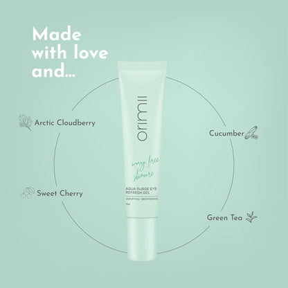 Orimii Skincare Aqua Surge Eye Refresh Gel, a refreshing gel visibly reducing puffiness and dark circles. - Image 5