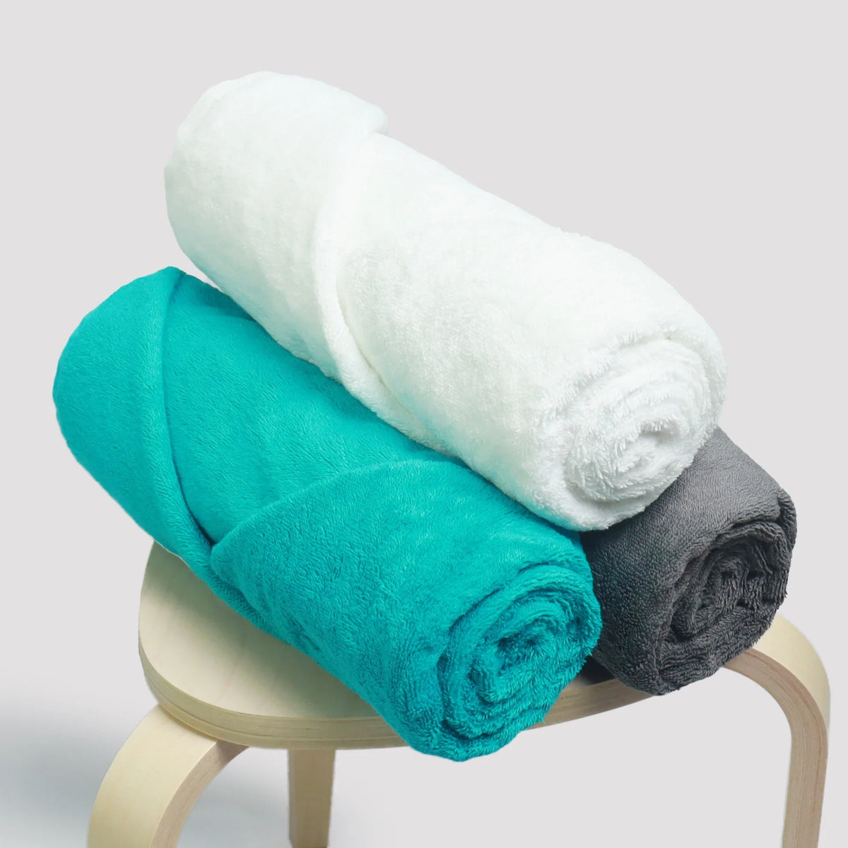 Heelium Bamboo Bath Towels - Set of 3
