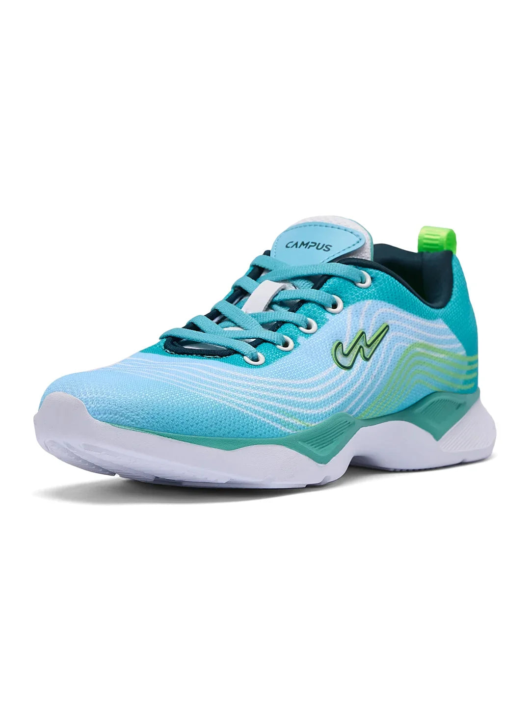 Campus PABLE Green Child Running Shoes