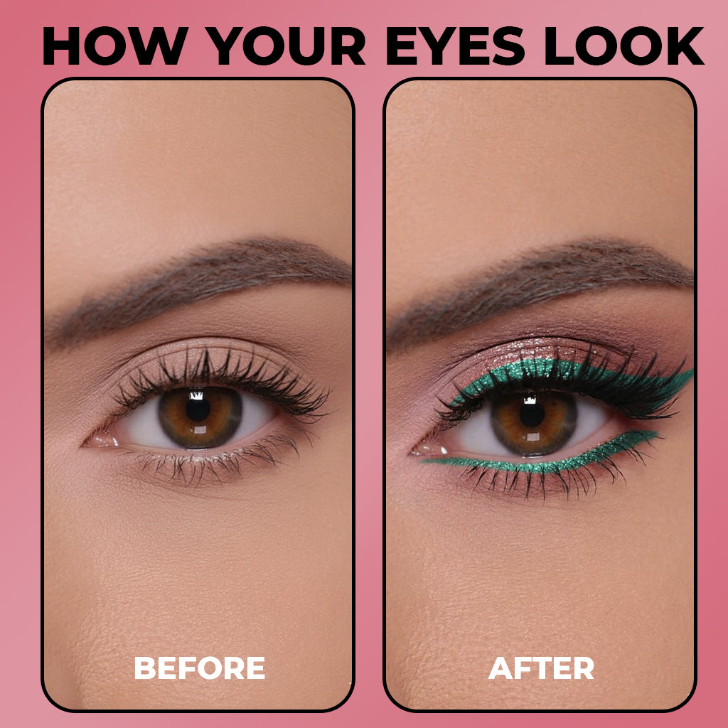 Moraze Cosmetics 4 Stunning Eyeshadows Combo Free Eyeliner