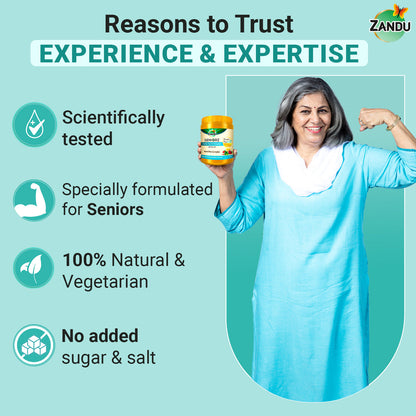 zandu seniorz daily health booster granules