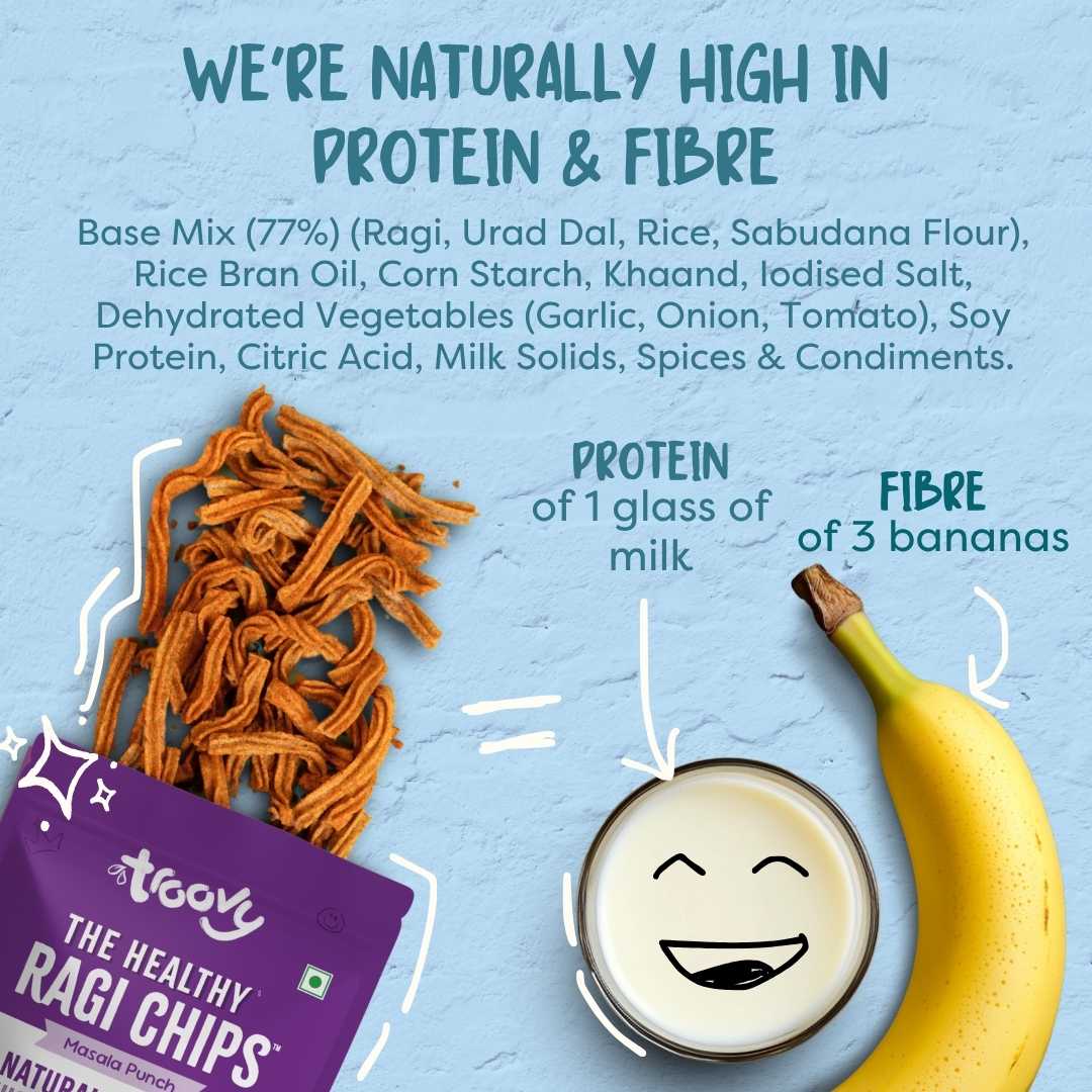Troovy The Healthy High Protein Ragi Chips