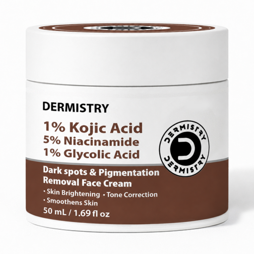 Dermistry Kojic Acid Face Cream and Kojic Acid Face Pack Combo