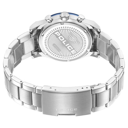 Police Blue Dial Quartz Multifunction Watch for Men