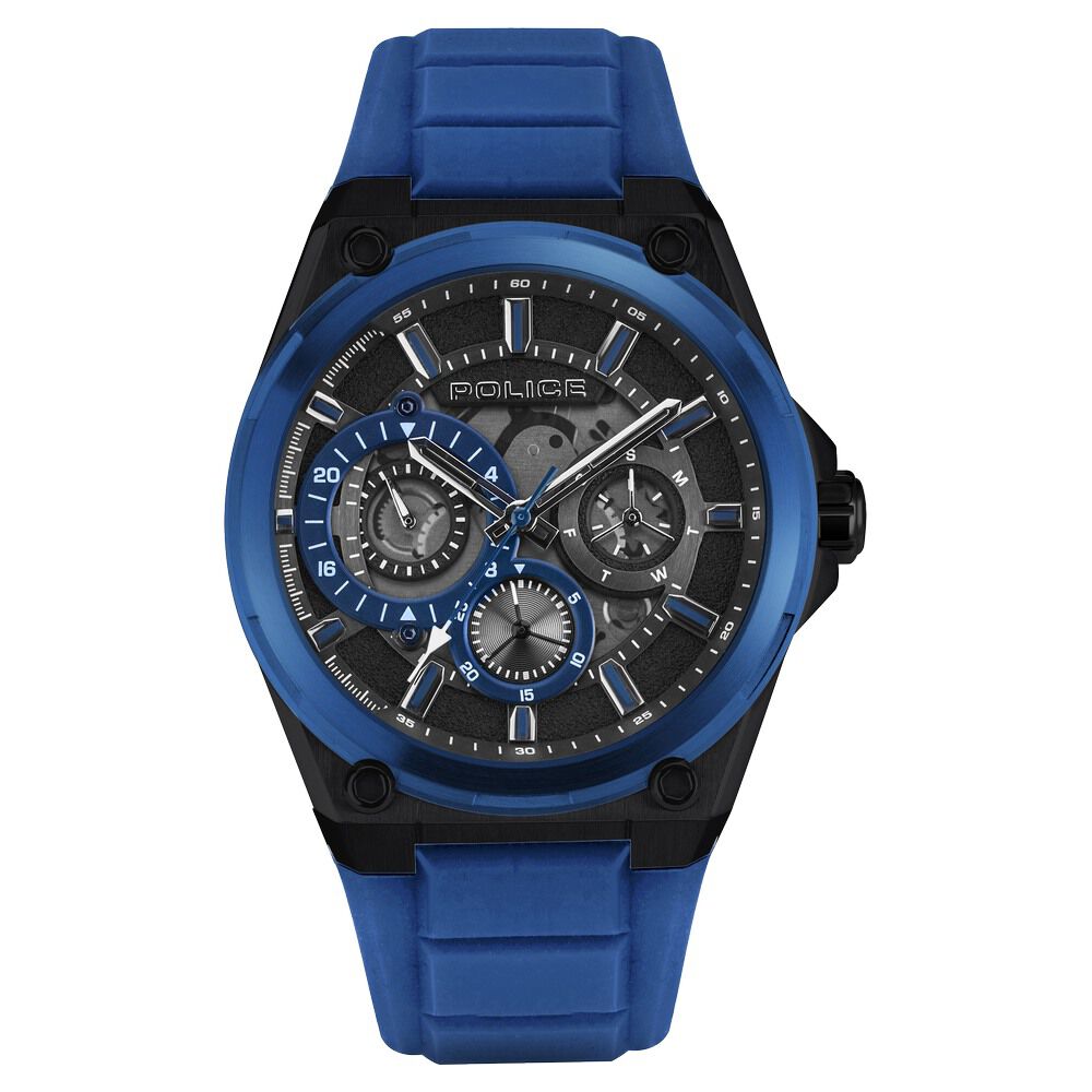 Police Multifunction Black Dial Watch for Men - image 1