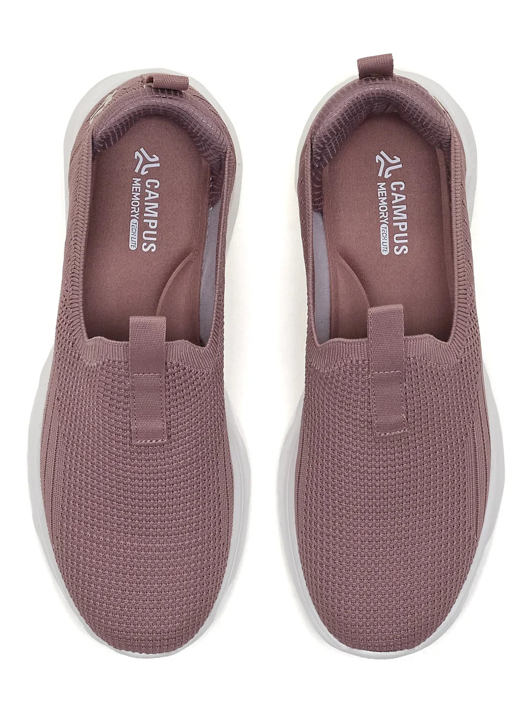 Campus PLUZZ Mauve Womens Walking Shoes