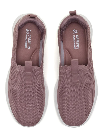 Campus PLUZZ Mauve Womens Walking Shoes