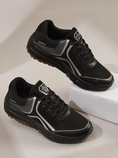 Campus POST Black Mens Running Shoes