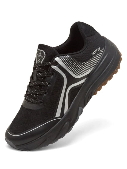 Campus POST Black Mens Running Shoes