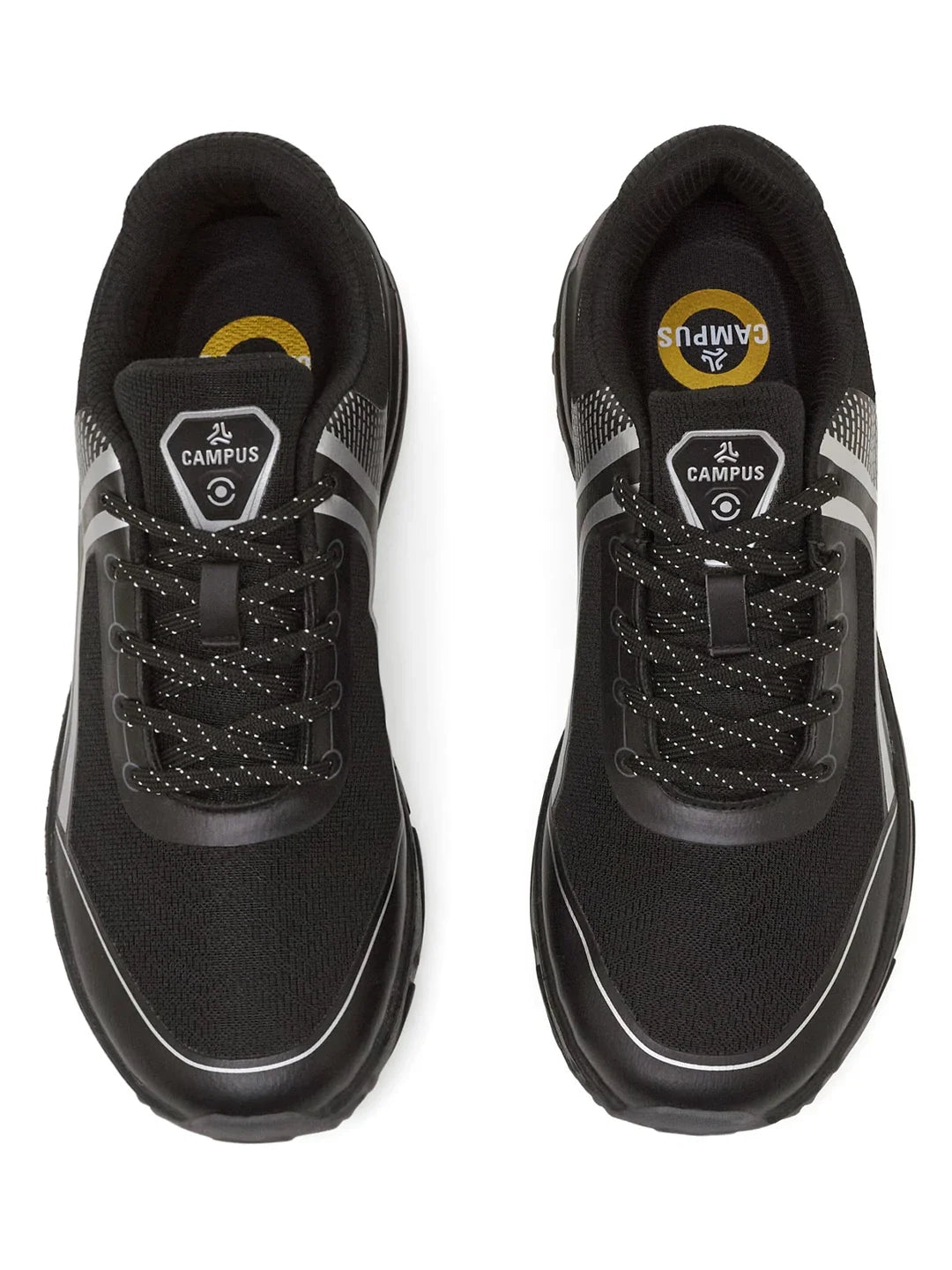 Campus POST Black Mens Running Shoes