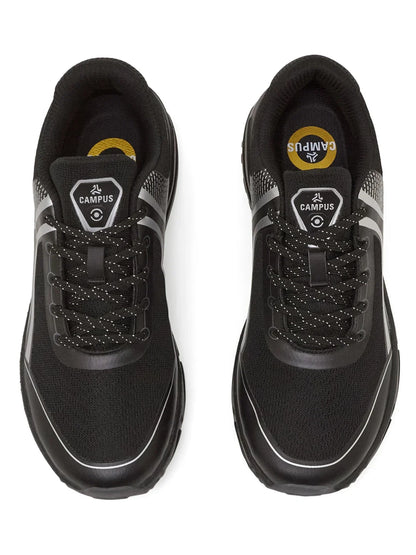 Campus POST Black Mens Running Shoes