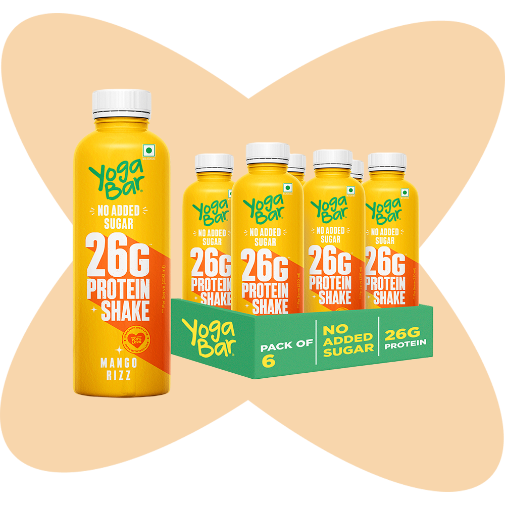Yoga Bar 26g Protein Shake Mango Rizz - 250ml/bottle