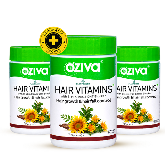 OZiva Hair Vitamins for Hair Fall & Scalp Health