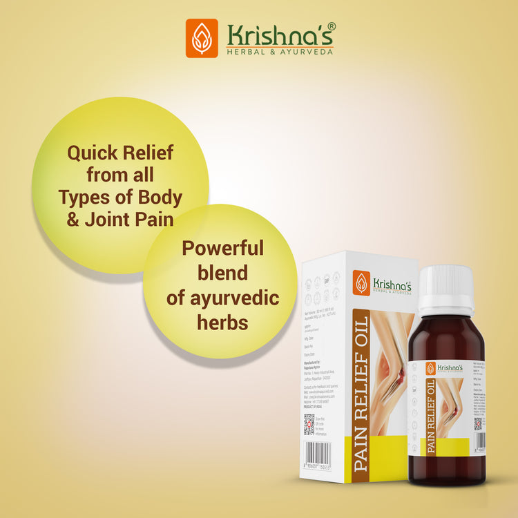 Krishna'S Herbal & Ayurveda Pain Relief Oil 