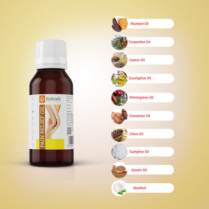 Krishna'S Herbal & Ayurveda Pain Relief Oil 
