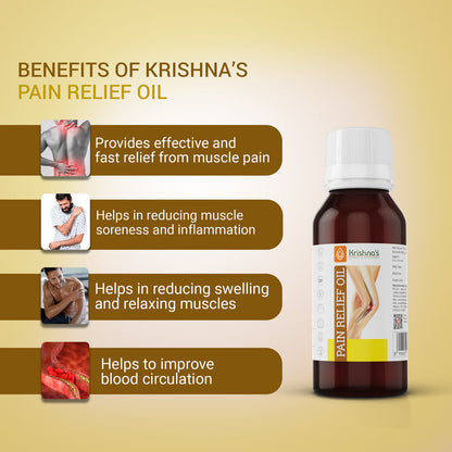 Krishna'S Herbal & Ayurveda Pain Relief Oil 