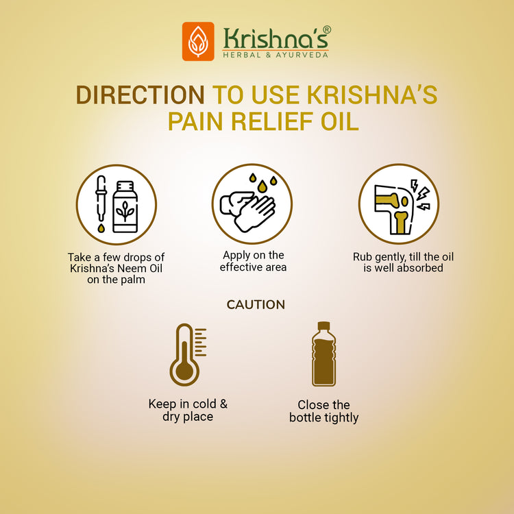 Krishna'S Herbal & Ayurveda Pain Relief Oil 