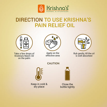 Krishna'S Herbal & Ayurveda Pain Relief Oil 