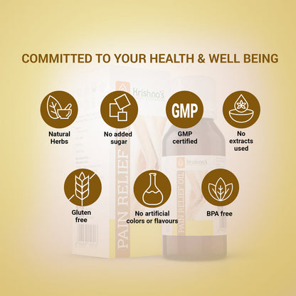 Krishna'S Herbal & Ayurveda Pain Relief Oil 