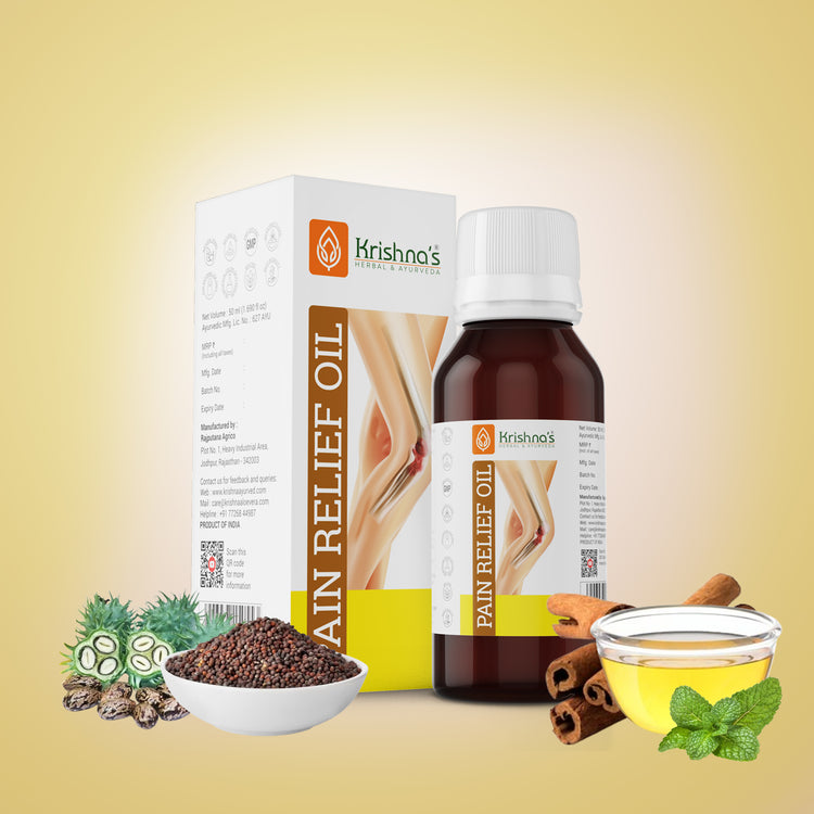 Krishna'S Herbal & Ayurveda Pain Relief Oil 