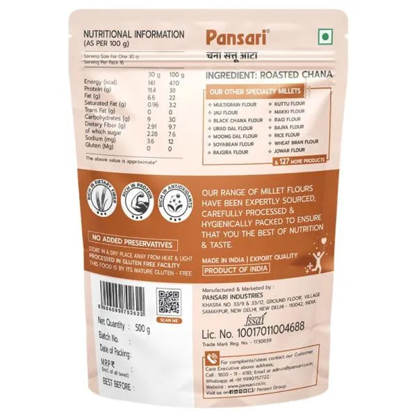 Pansari Chana Sattu Atta 