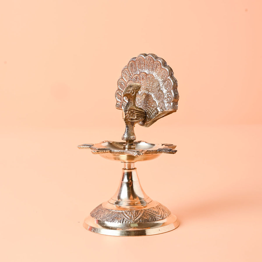 Samskara Home Paravani Peacock Oil lamp