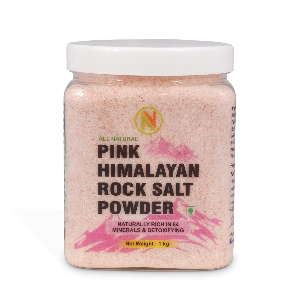 NatureVit Himalayan Pink Rock Salt Powder