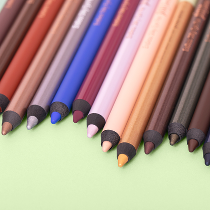 Close-up of Pixi Beauty eye trio packaging, highlighting the brand.