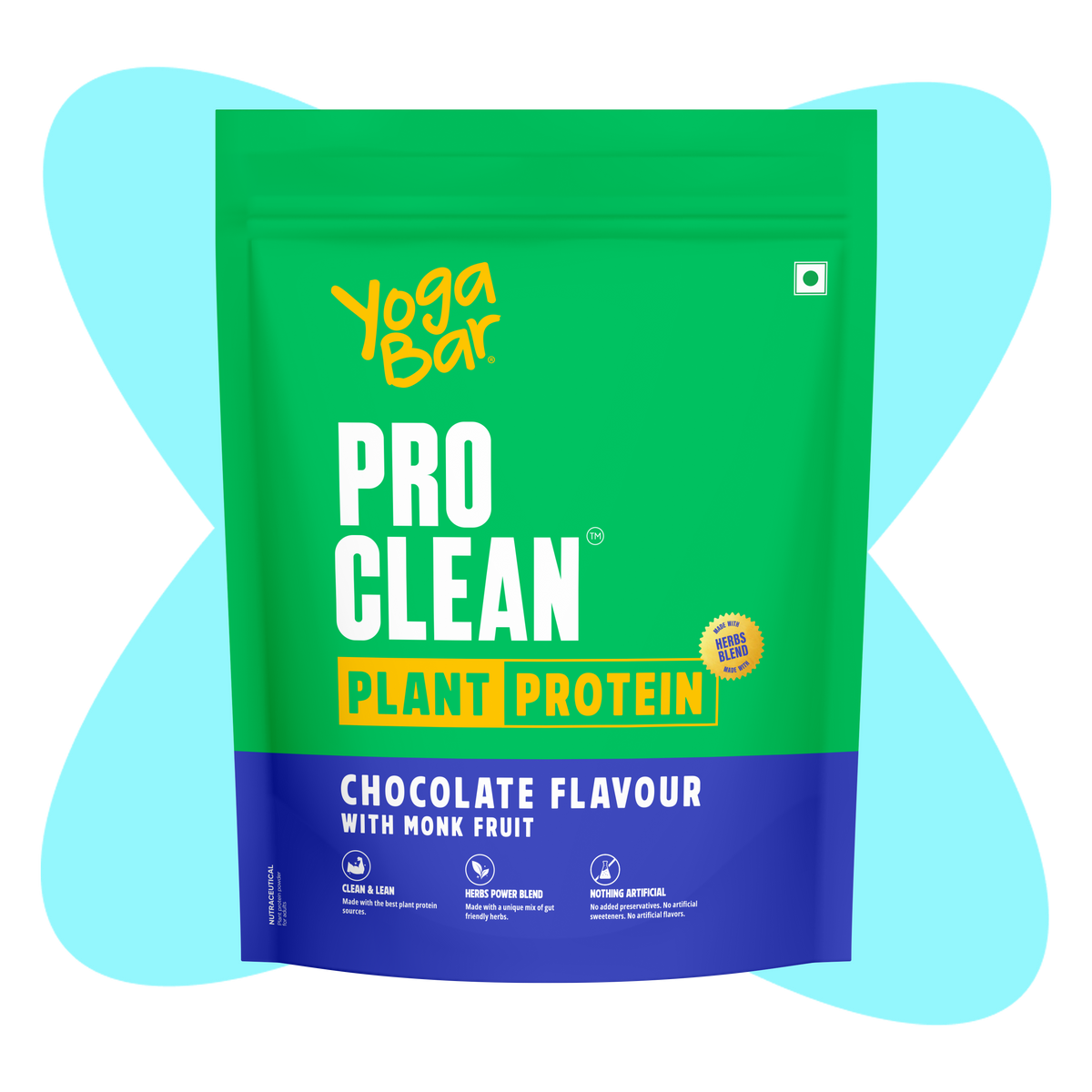 Yoga Bar ProClean Plant Protein with Monk Fruit (Chocolate) 500g