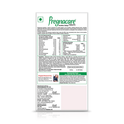 Vitabiotics Pregnacare 30 Tablets